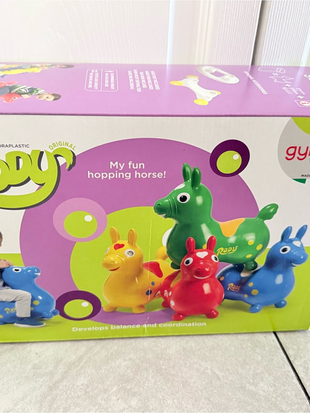 Gymboree Colorful Rody Hopping Horse Set - Green, Yellow, Red, Blue
